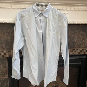Burberry Light Blue Men's Dress Shirt